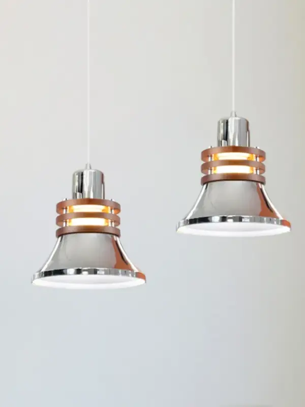 Prix Réduit Silver solid wood chandelier for retro and modern interiors