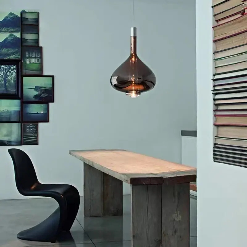 Réduction Italy design led glass pendant lamp for hotel kitchen restaurant ba…