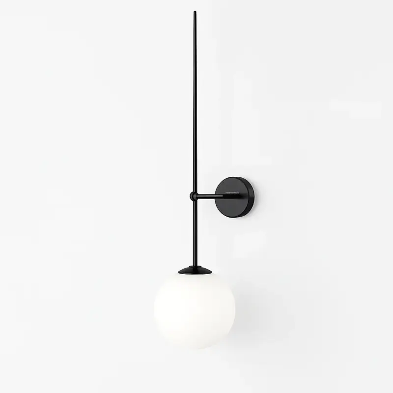 Certifié Nordic denmark glass ball wall lamp sconce light fixture