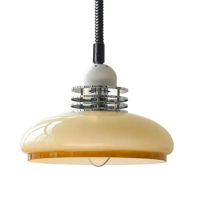 Solde Bauhaus glass pendant light medieval suspension chandeliers ceiling…