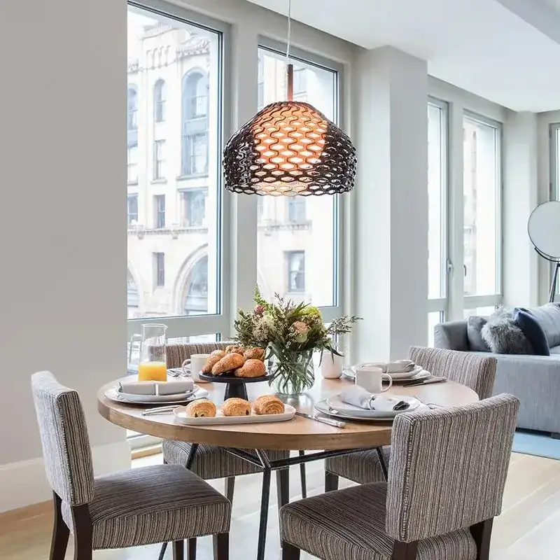 Italy design pendan lamp hollow out suspension ceiling light hangin… Haute Qualité
