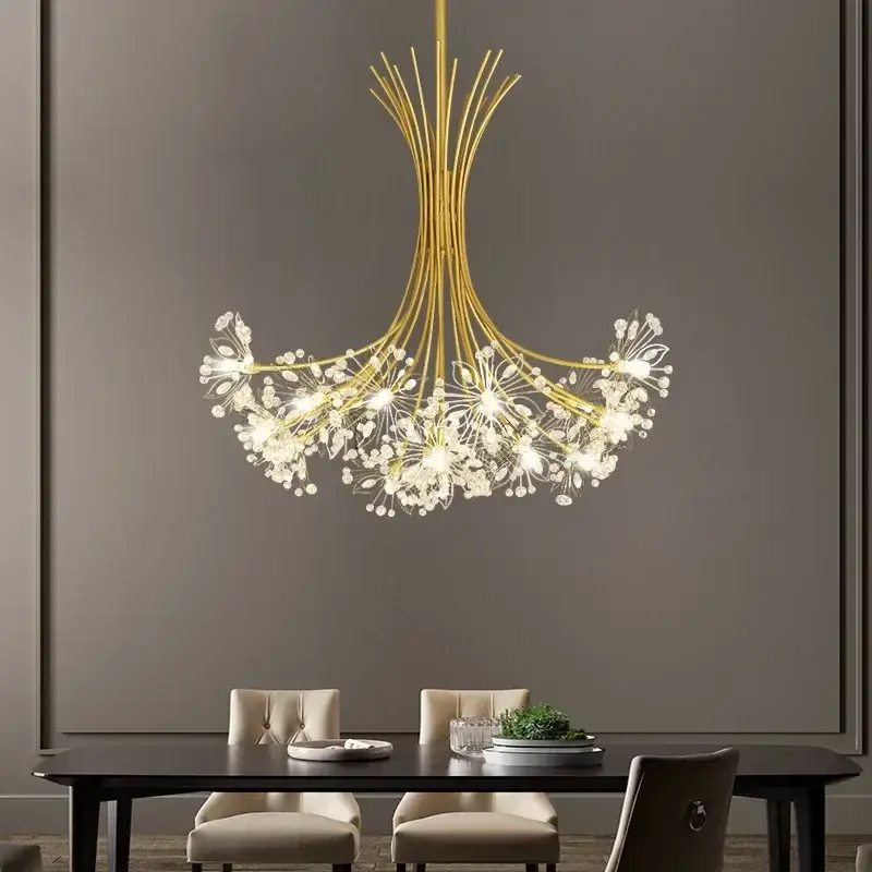 Produit De Marque Dandelion chandelier nordic pendant lamp ceiling suspension hanging…