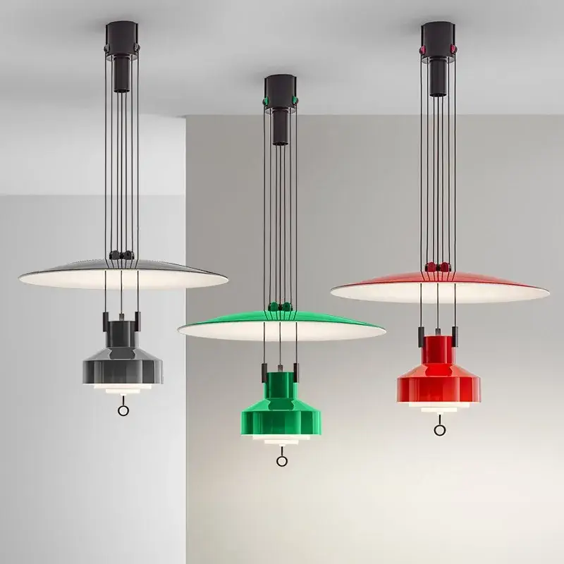 Height adjustable suspension italian designer pendant lamp hanging … Nouvelle Collection