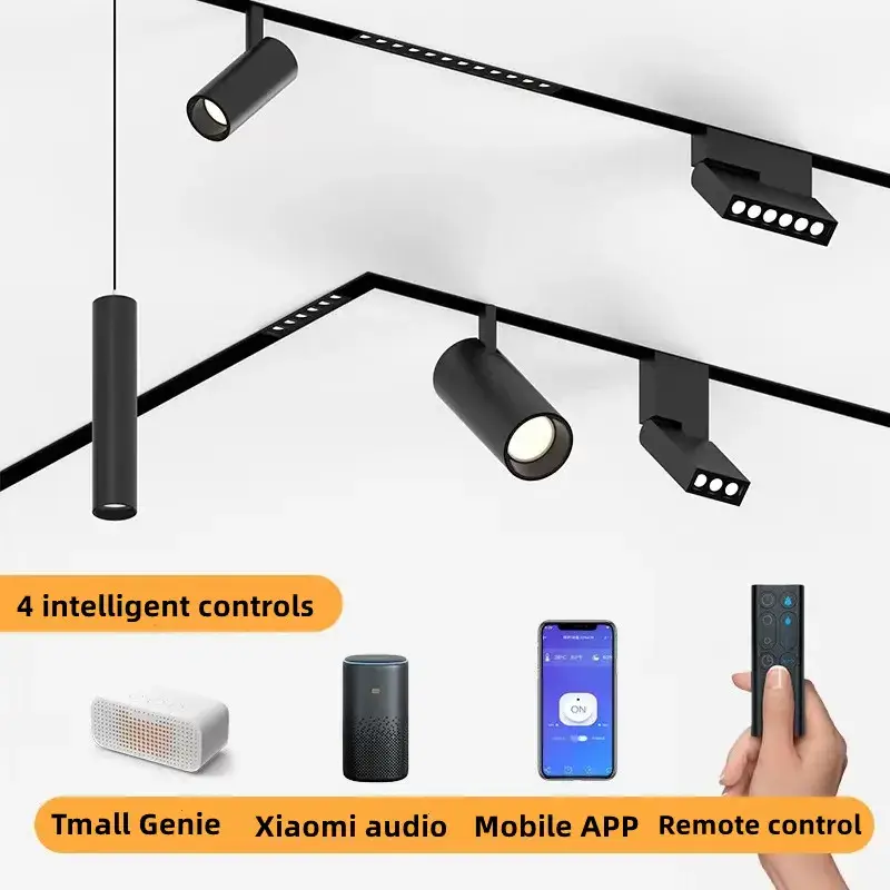 Voice-controlled smart lamp with integrated lighting Pas Cher