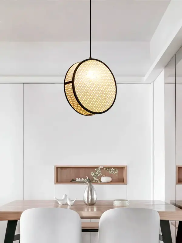 Nouvelle Collection Creative woven rattan chandelier for elegant interior decor
