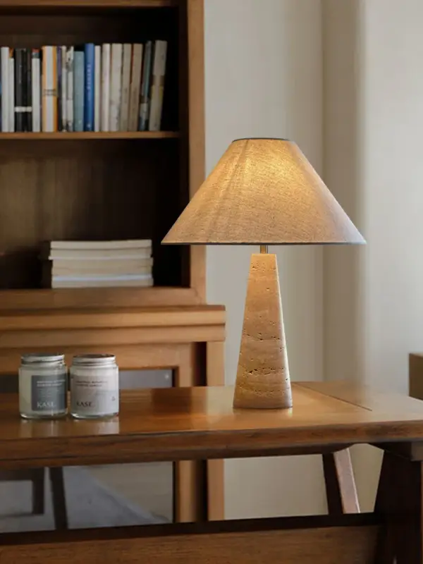 Retro stone table lamp for interior decoration Achat Immédiat