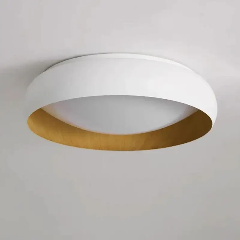 Produit De Marque Minimalist japanese retro circular anti-glare lamp with soft lighting