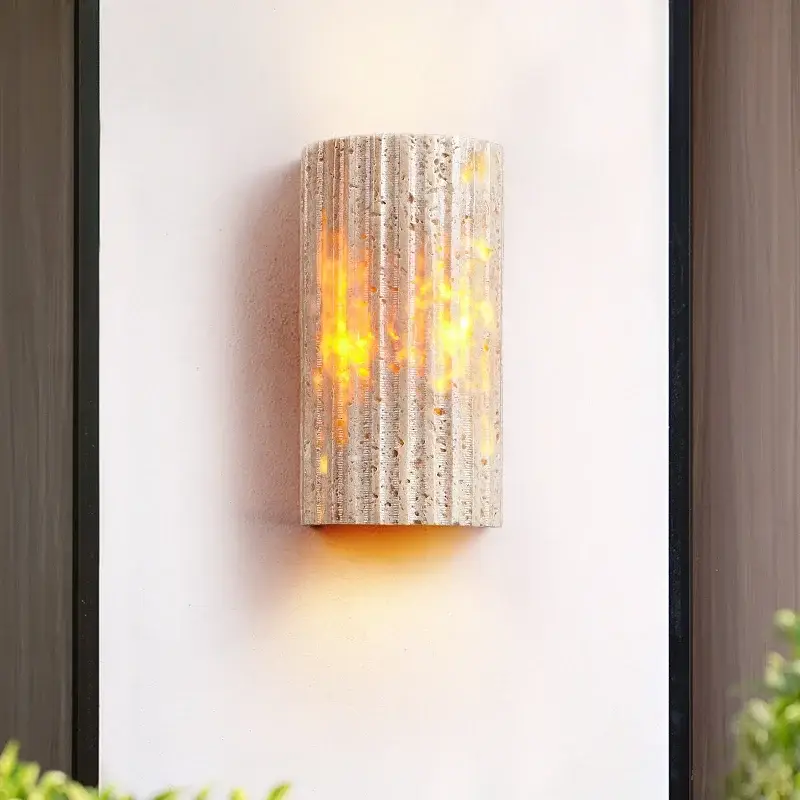 Vente Flash Stone led wall light for outdoor decoration and cosy ambience