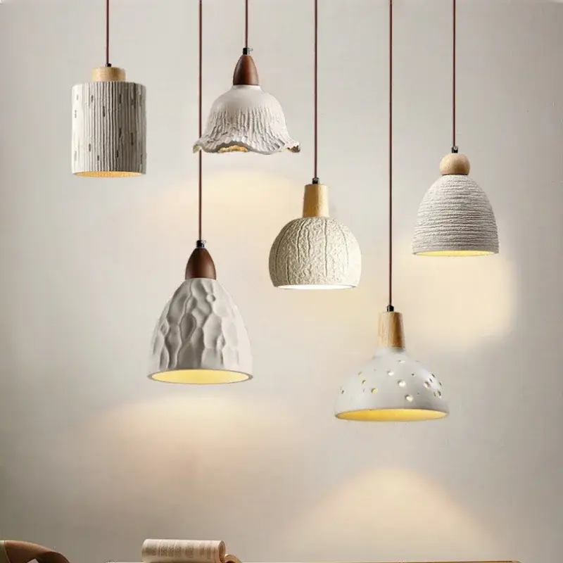 Modern wood and marble chandelier for elegant interiors Bon Marché