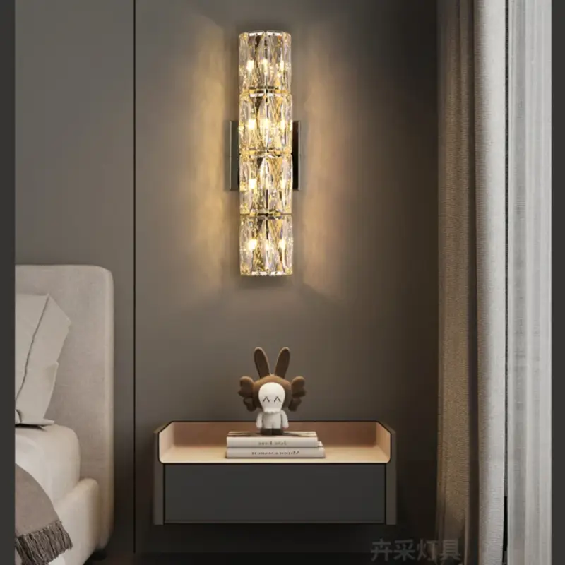 Prix Réduit Modern crystal wall light for elegant interior decor