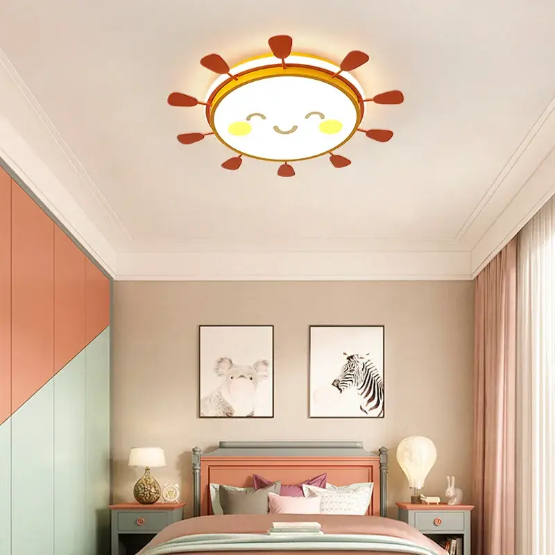 Round led desk lamp for children and study Réduction