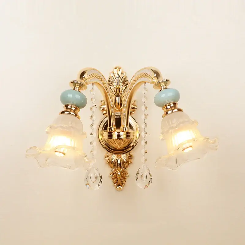 Nordic crystal led designer wall light for indoor use Solde