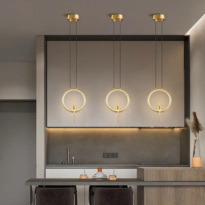 Seulement Aujourd&rsquo;hui Copper led pendant light for modern décor