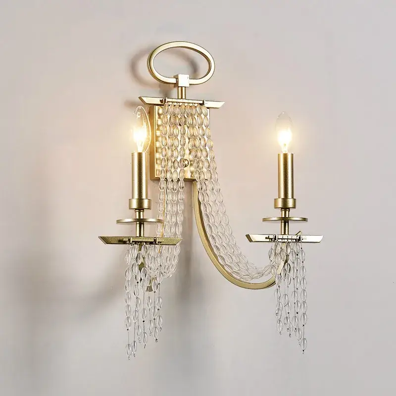 Prix Choc Modern luxury decorative crystal led wall light