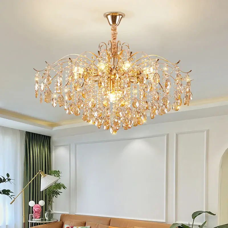 Offre Exclusive Modern nordic crystal pendant light, warm and elegant