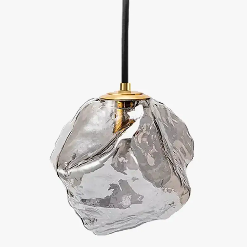 Smoked glass chandelier modern lighting for kitchen and bar Vente Flash