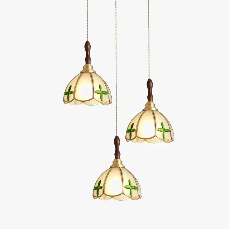Vintage tiffany glass pendant light for decorative indoor lighting Pas Cher
