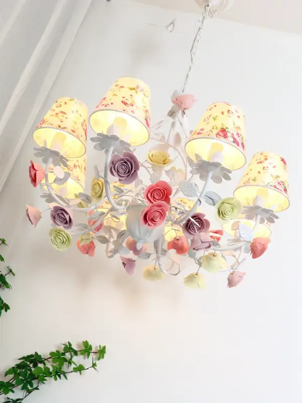 Nordic retro style ceramic led chandelier for elegant lighting Offre Du Jour