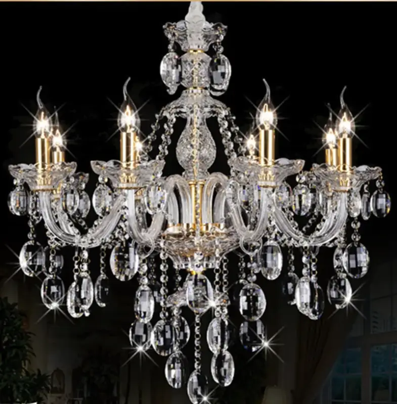 Paiement Sécurisé Modern crystal chandelier with elegant design lighting