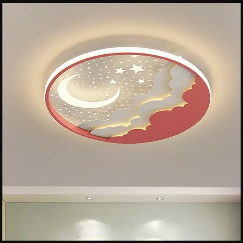 Commander Maintenant Modern star moon led ceiling light for decoration and reading