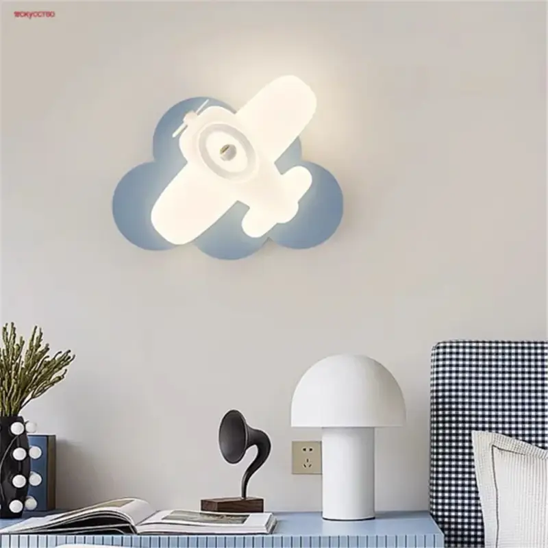 Marque Airplane or star shaped led wall light for children