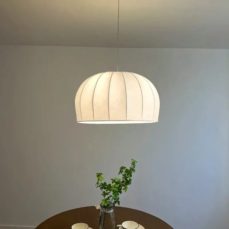 Nordic wabi-sabi silk cocoon decorative pendant light Prix Choc