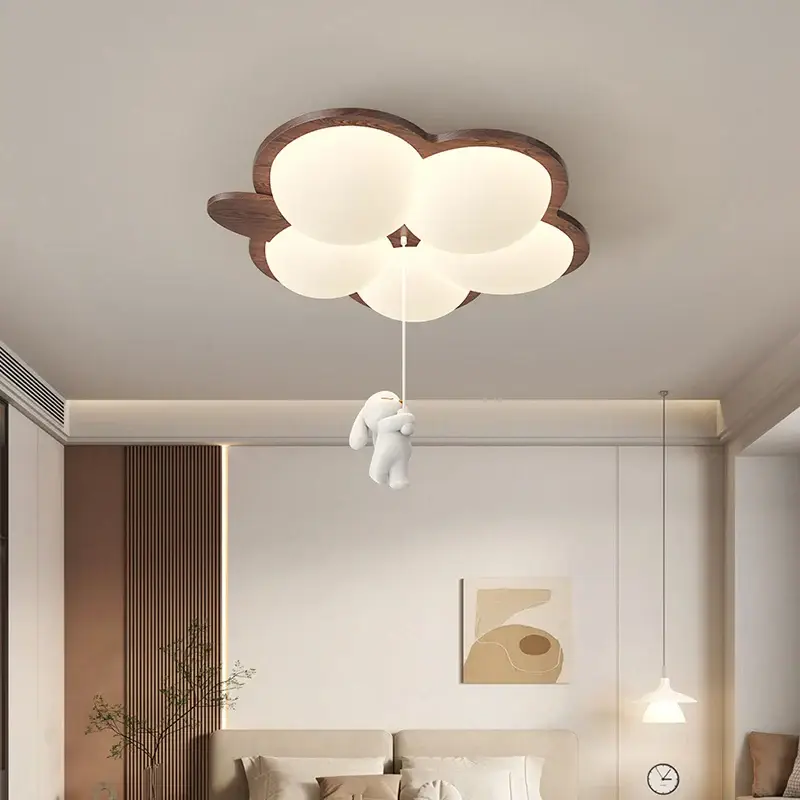 Produit De Marque Retro wabi-sabi style ceiling light creative rabbit warm indoor lig…