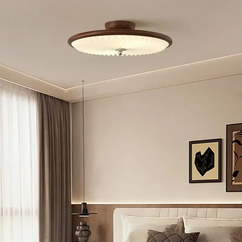 Quantité Limitée Minimalist medieval bronze ceiling light for study