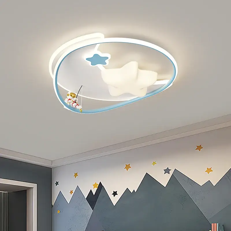 Dernière Chance Modern creative star eye protection children's bedroom lamp
