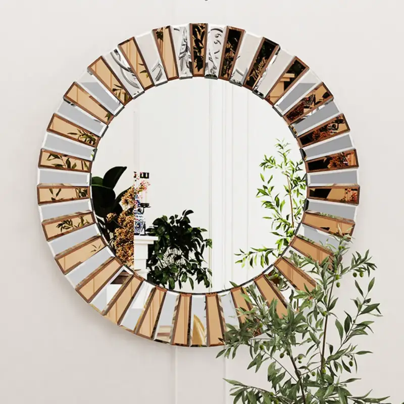 Haute Qualité Round decorative wall mirror for a contemporary style