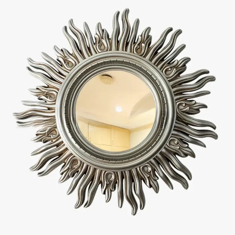 Sun apolo art designs gold silver decorative wall mirror Commander Vite