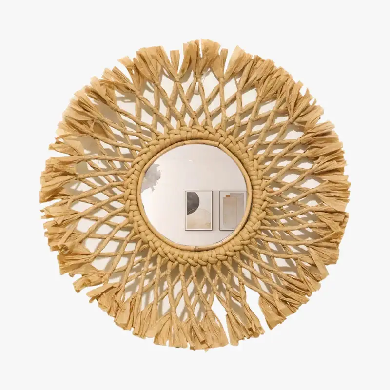 Round decorative adhesive mirrors for elegant interior decoration Prix Cassé