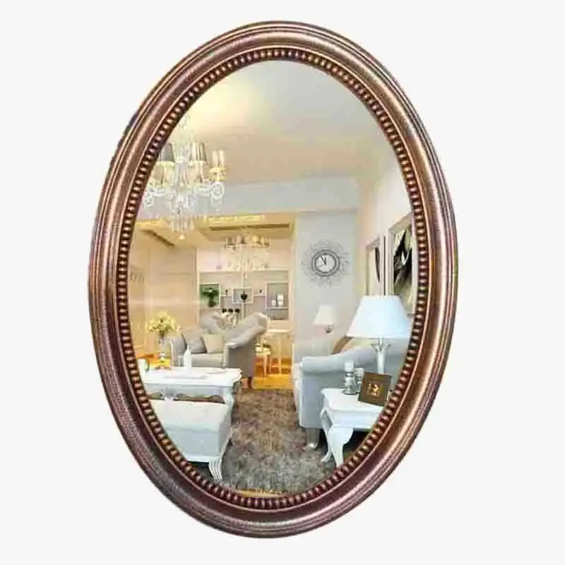 Achat Immédiat Nordic oval decorative mirrors hanging in macrame