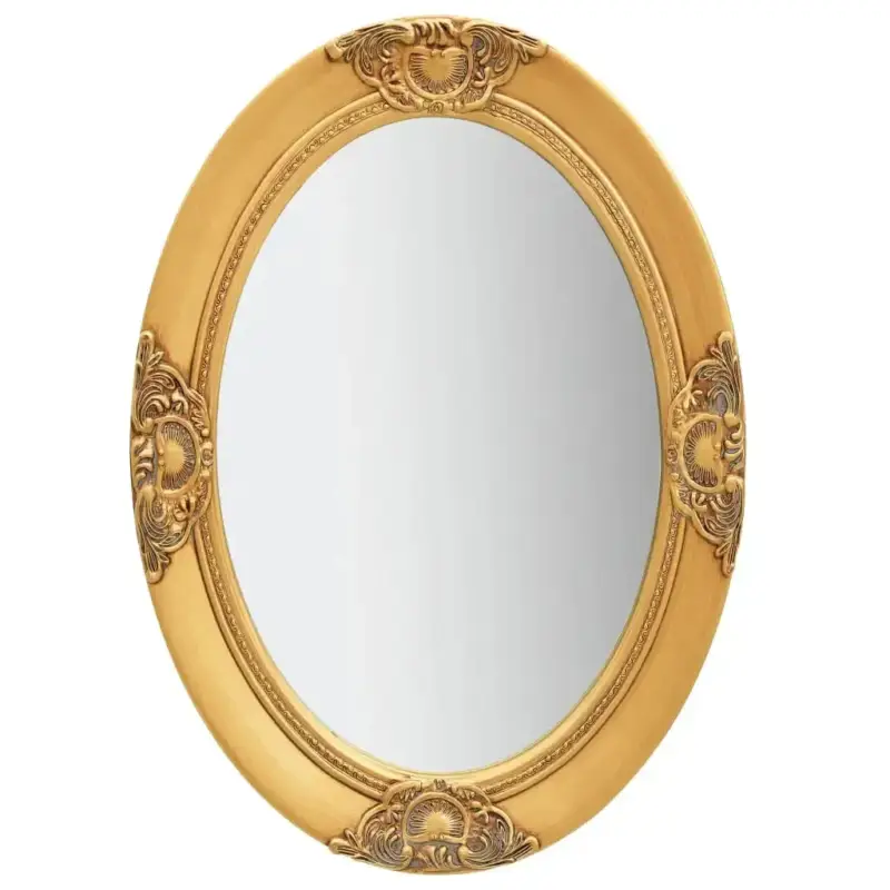 Golden baroque wall mirror for an elegant decoration of your interior Expédition Rapide