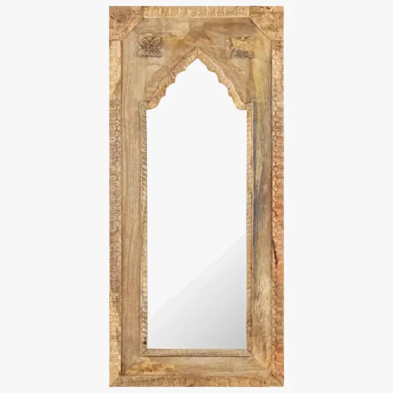 Mango wood mirror for modern interior decoration Prix Bas