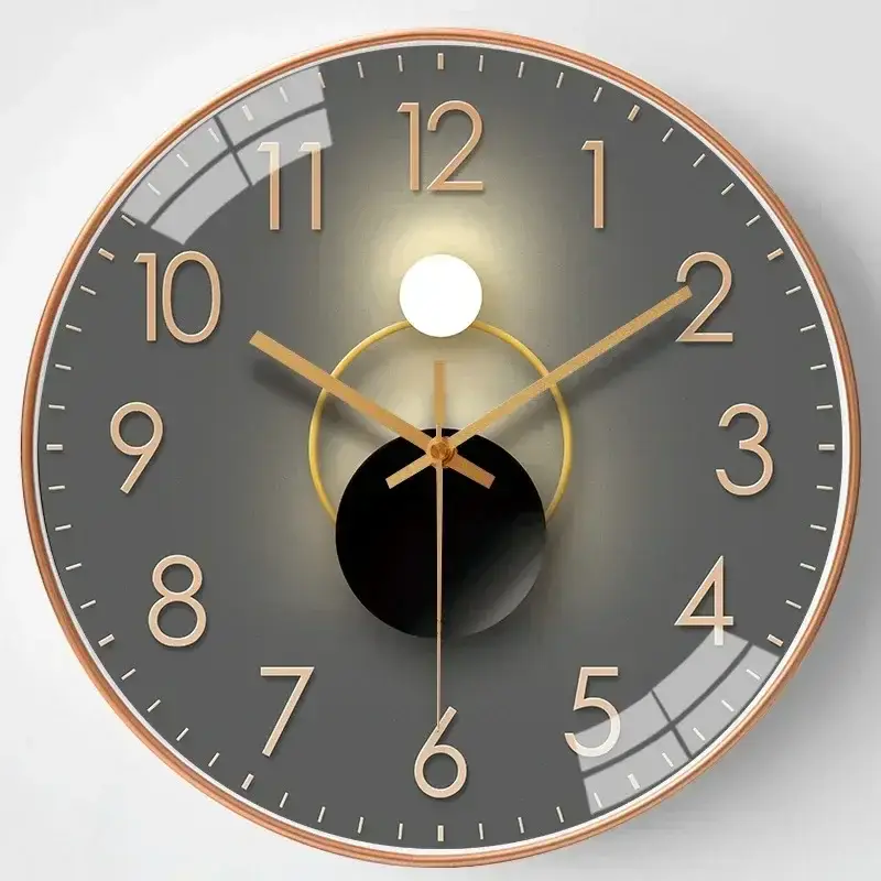 Offre Limitée Silent wall clock battery operated modern design for any space