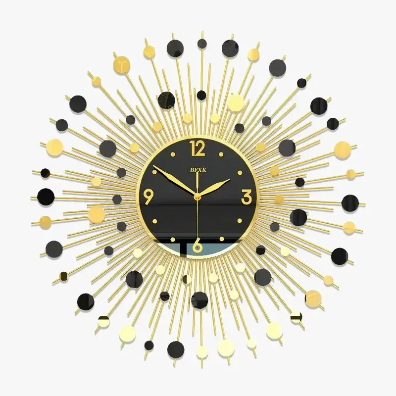 Prix Promo Luxury creative design silent wall clock for modern decoration