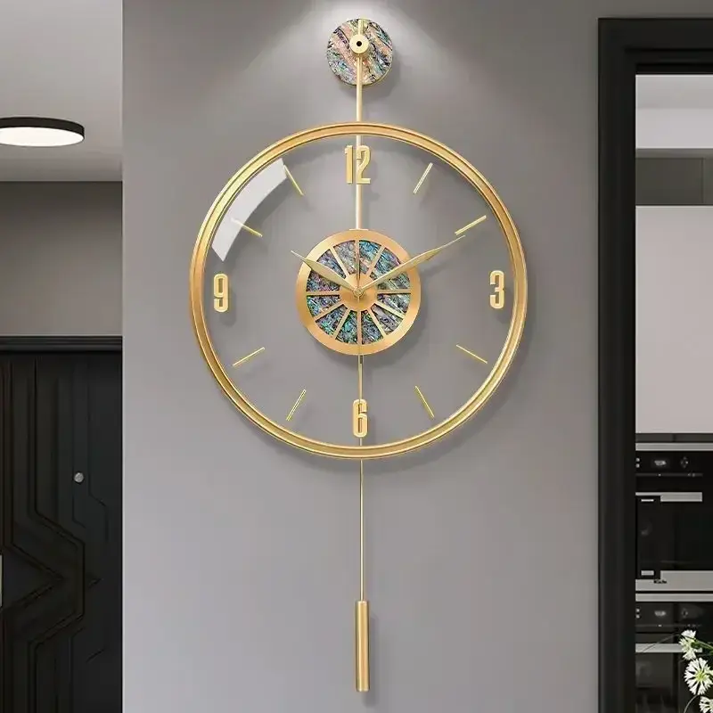 Modern luxury silent wall clocks for creative decoration Seulement Aujourd&rsquo;hui
