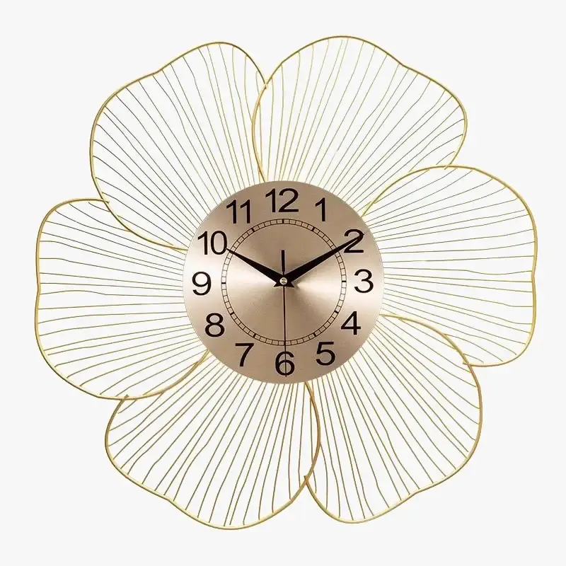Meilleure Vente Designer metal wall clock for a modern and refined interior