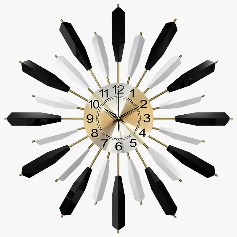 Nordic luxury decorative silent wall clock Paiement Sécurisé