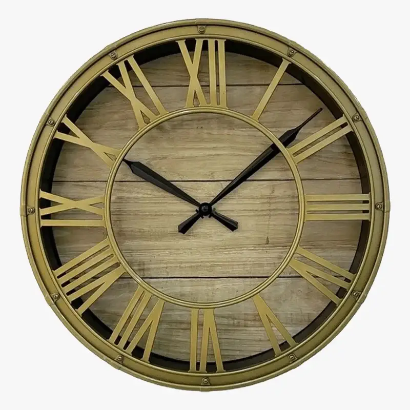 Petit Prix Vintage modern wooden wall clock elegant decoration