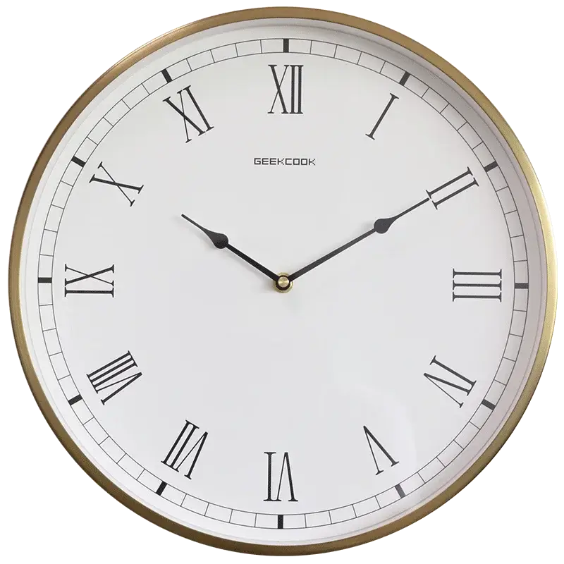 Offre Spéciale Modern luxury silent wall clock for indoor