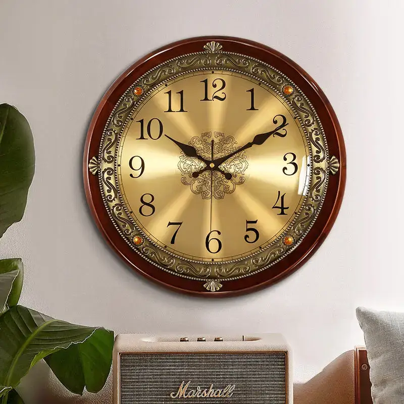 3d design retro silent wall clock for modern decoration Vente Flash