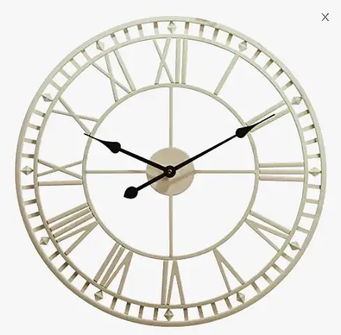 Meilleur Prix Vintage metal wall clock industrial style decorative for interior