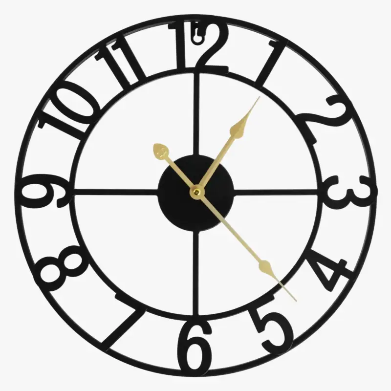 Promotion Round silent wall clock for elegant home decor