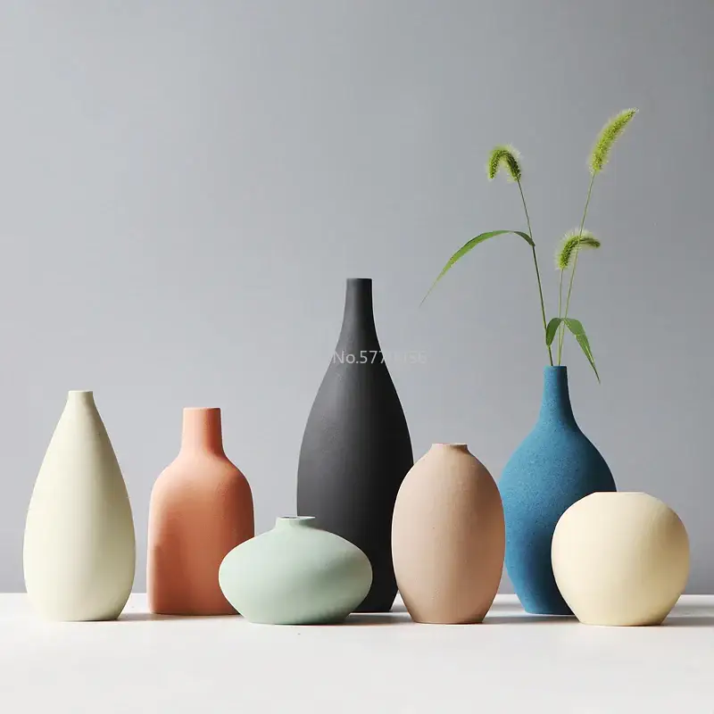 Pas Cher Nordic vintage ceramic vase for home decor