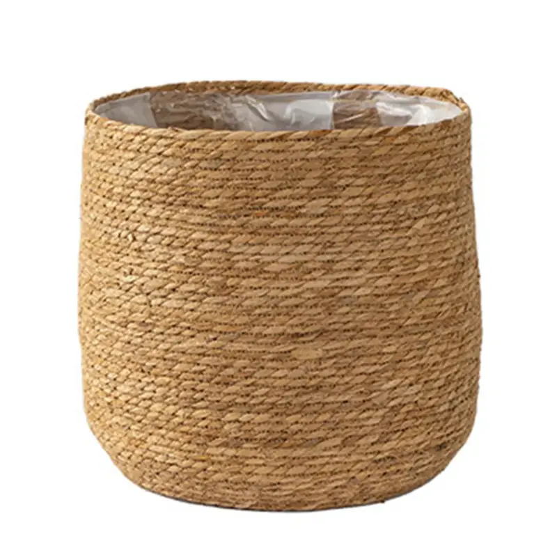 Prix Bas Decorative bohemian style seagrass woven flower pot