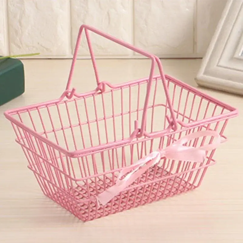 Mini iron basket for storing jewelry and cosmetics Promotion