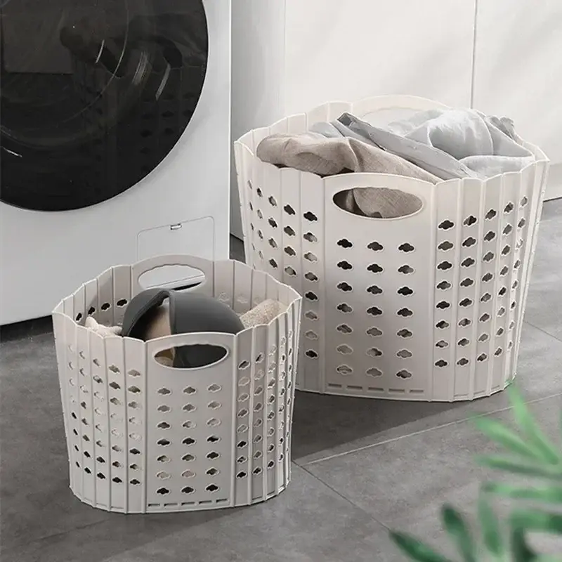 Foldable basket for storing clothes and toys Prix Promo