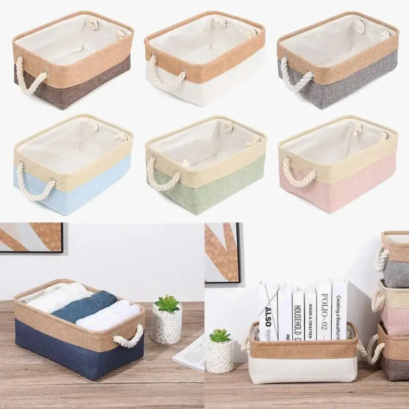 Bon Plan Foldable storage basket for laundry and toys